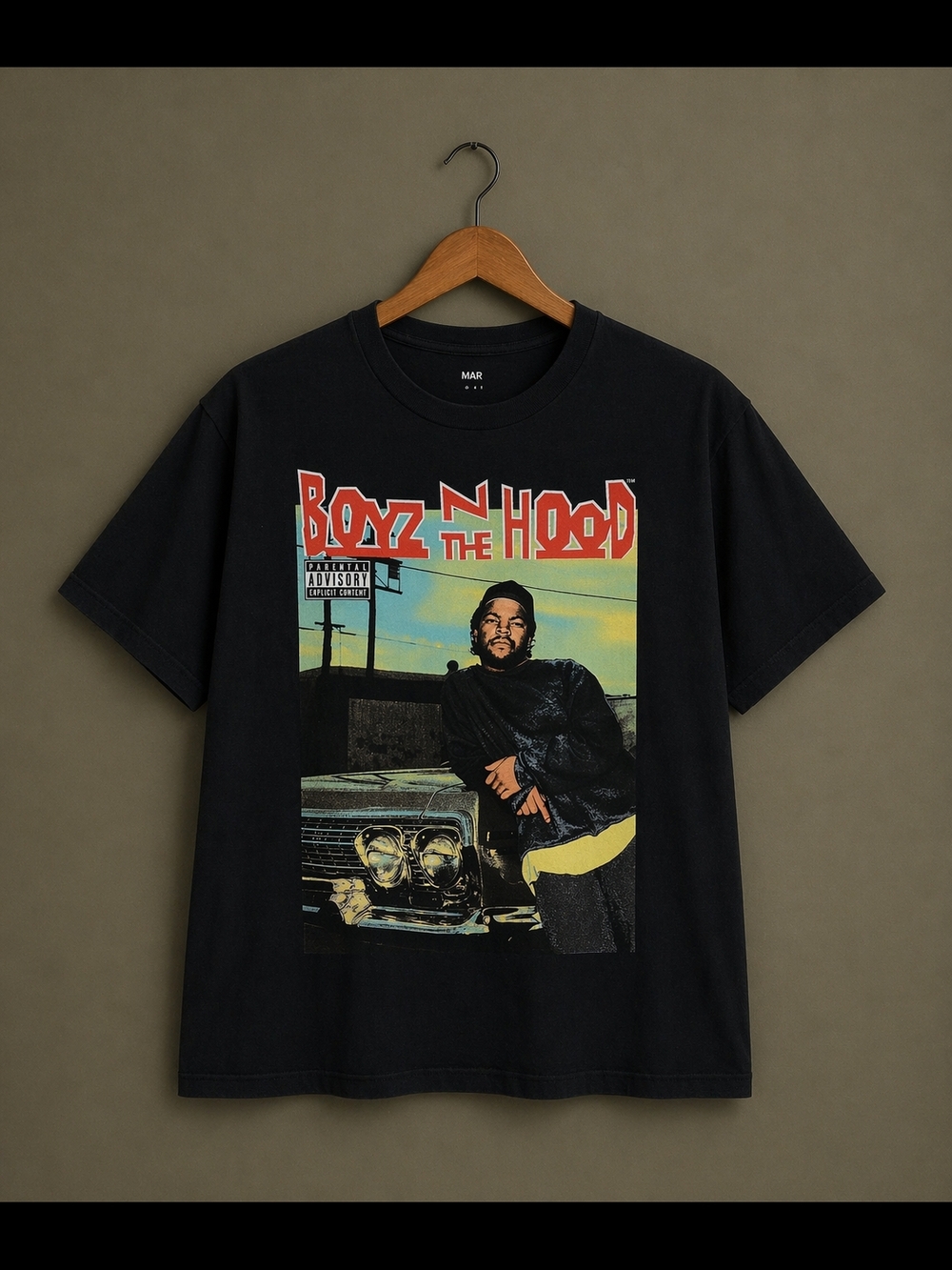 Vintage Black 'Boyz N the Hood' Graphic Tee